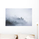 Fog Shrouded Trees Wall Decal