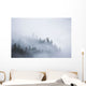 Fog Shrouded Trees Wall Decal