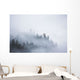 Fog Shrouded Trees Wall Decal