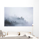Fog Shrouded Trees Wall Decal