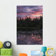 Sunset over Small Beaver Wall Decal