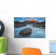 Sunset Lights up Mount Wall Decal Design 2