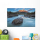 Sunset Lights up Mount Wall Decal Design 2