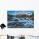 Sunset Lights up Mount Wall Decal Design 1
