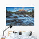 Sunset Lights up Mount Wall Decal Design 1