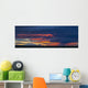 Panoramic View Sunset Lit Wall Decal