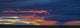 Panoramic View Sunset Lit Wall Decal