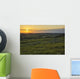 Sunset over Killdeer Badlands Wall Decal Design 2