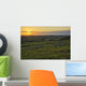 Sunset over Killdeer Badlands Wall Decal Design 2