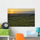Sunset over Killdeer Badlands Wall Decal Design 2