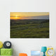 Sunset over Killdeer Badlands Wall Decal Design 2