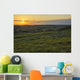 Sunset over Killdeer Badlands Wall Decal Design 2