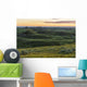 Sunset over Killdeer Badlands Wall Decal Design 1