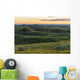 Sunset over Killdeer Badlands Wall Decal Design 1