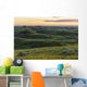 Sunset over Killdeer Badlands Wall Decal Design 1