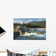River and Waterfall Morning Wall Decal