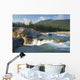 River and Waterfall Morning Wall Decal