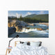 River and Waterfall Morning Wall Decal