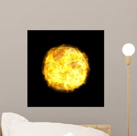 the sun in space Wall Mural