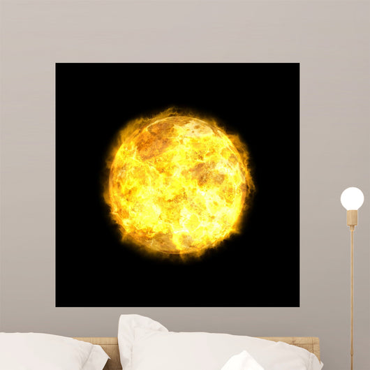 the sun in space Wall Mural