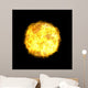 the sun in space Wall Mural