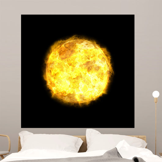 the sun in space Wall Mural