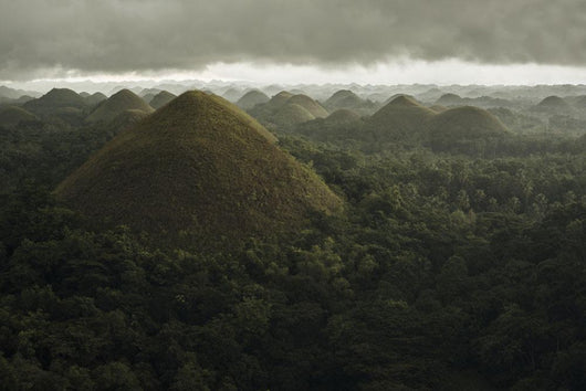 Chocolate Hills Landscape Wall Decal