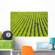 Farmer Walking through Large Wall Decal