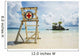 Red Cross Lifeguarding Chair Wall Decal