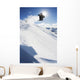 Professional Snowboarder Making Jump Wall Decal