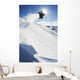 Professional Snowboarder Making Jump Wall Decal