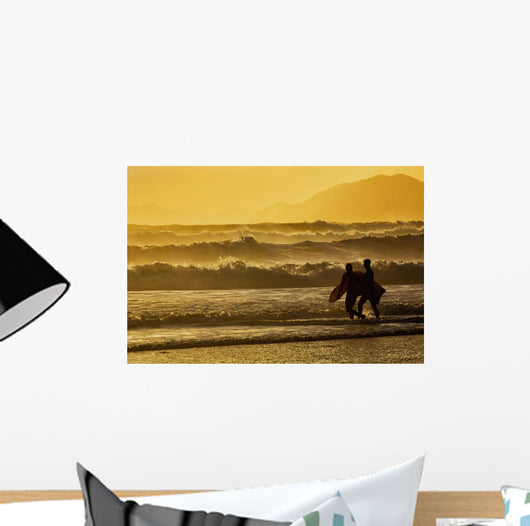 Body Surfers Walk Wall Decal