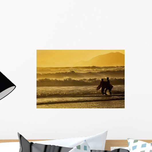 Body Surfers Walk Wall Decal