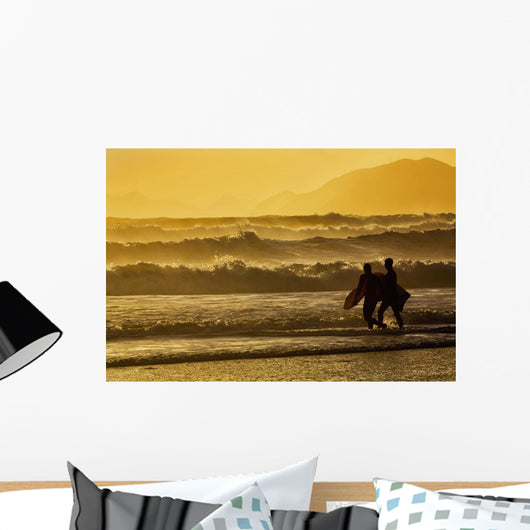 Body Surfers Walk Wall Decal