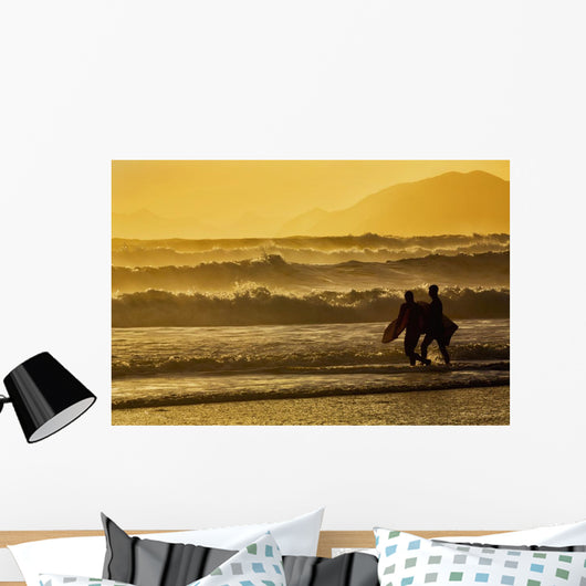 Body Surfers Walk Wall Decal