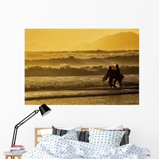 Body Surfers Walk Wall Decal