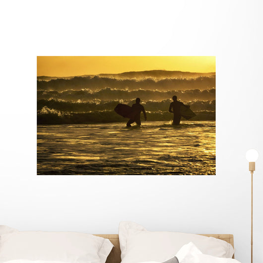 Body Surfers Coast Kodiak Wall Decal