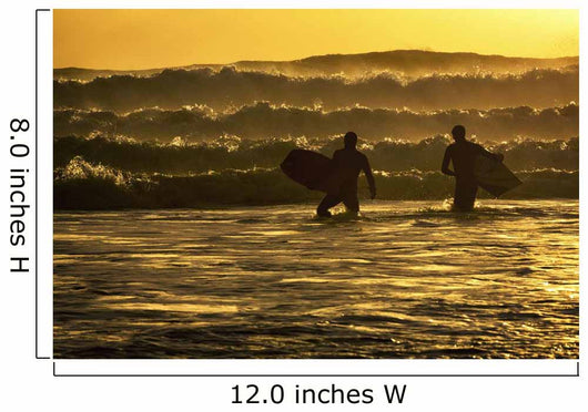 Body Surfers Coast Kodiak Wall Decal
