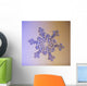 Photomicroscopic up Snowflake Crystal Wall Decal
