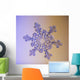 Photomicroscopic up Snowflake Crystal Wall Decal