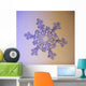 Photomicroscopic up Snowflake Crystal Wall Decal