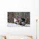 Male Narragansett Turkey and Wall Decal
