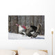Male Narragansett Turkey and Wall Decal