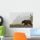 Grizzly Bear Walking Shore Wall Decal