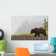 Grizzly Bear Walking Shore Wall Decal