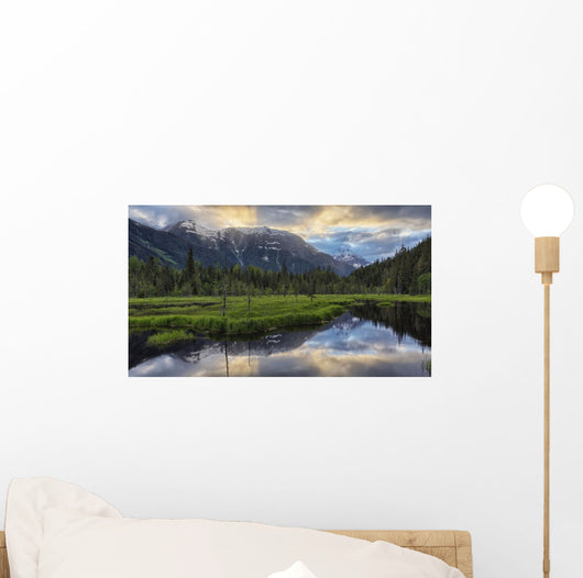 Sunset over Tongass National Wall Decal Design 1