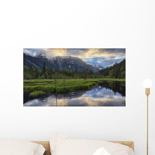 Sunset over Tongass National Wall Decal Design 1