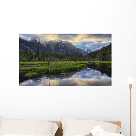 Sunset over Tongass National Wall Decal Design 1