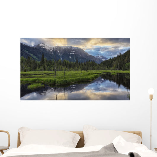 Sunset over Tongass National Wall Decal Design 1