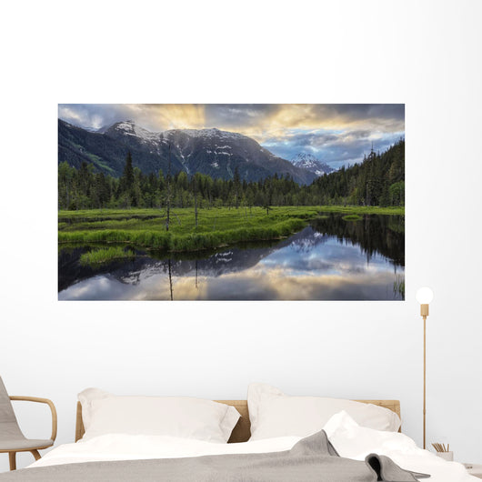Sunset over Tongass National Wall Decal Design 1